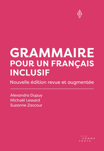 Grammaire pour un français inclusif | Dupuy, Alexandra