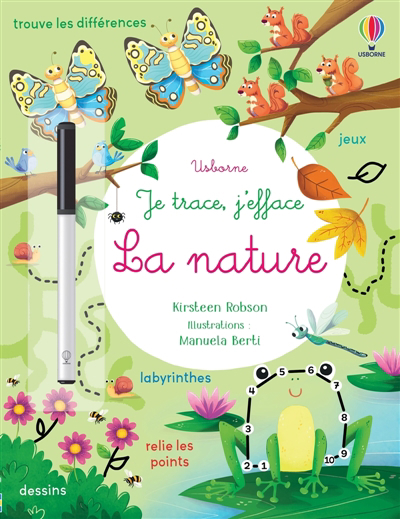 La nature : Je trace, j'efface | Robson, Kirsteen