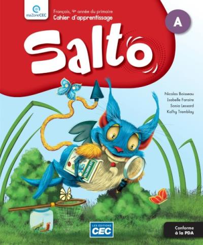 Salto 4e année- Cahier d'apprentissage (incluant le carnet des savoirs et un aide-mémoire effaçable en lecture et écriture) | 