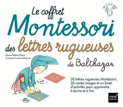 coffret Montessori des lettres rugueuses de Balthazar (Le) | Place, Marie-Hélène