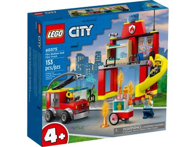 Lego : City - La caserne et le camion de pompiers | LEGO®