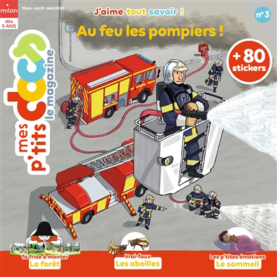 Mes p'tits docs le magazine n°3 - Au feu, les pompiers ! | 