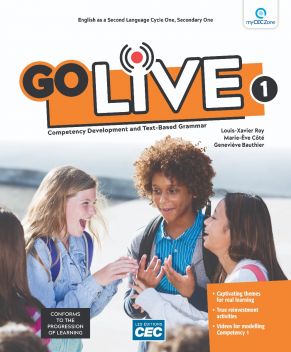 Go live - Secondary 1 - Workbook (with Interactive Activities) | Collectif
