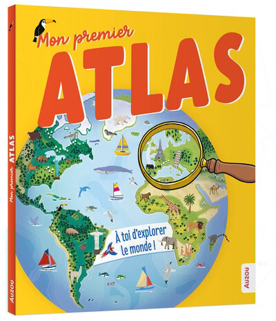 Mon premier atlas | Delhomme, Marie-France (Auteur) | Lanneluc, Sabrina (Auteur) | Privat-Colnat, Audrey (Auteur) | Elissée, Sabine (Auteur) | Surein, Manu (Illustrateur)