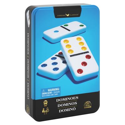 Dominos Double 6 - Boîte en métal | Jeux classiques