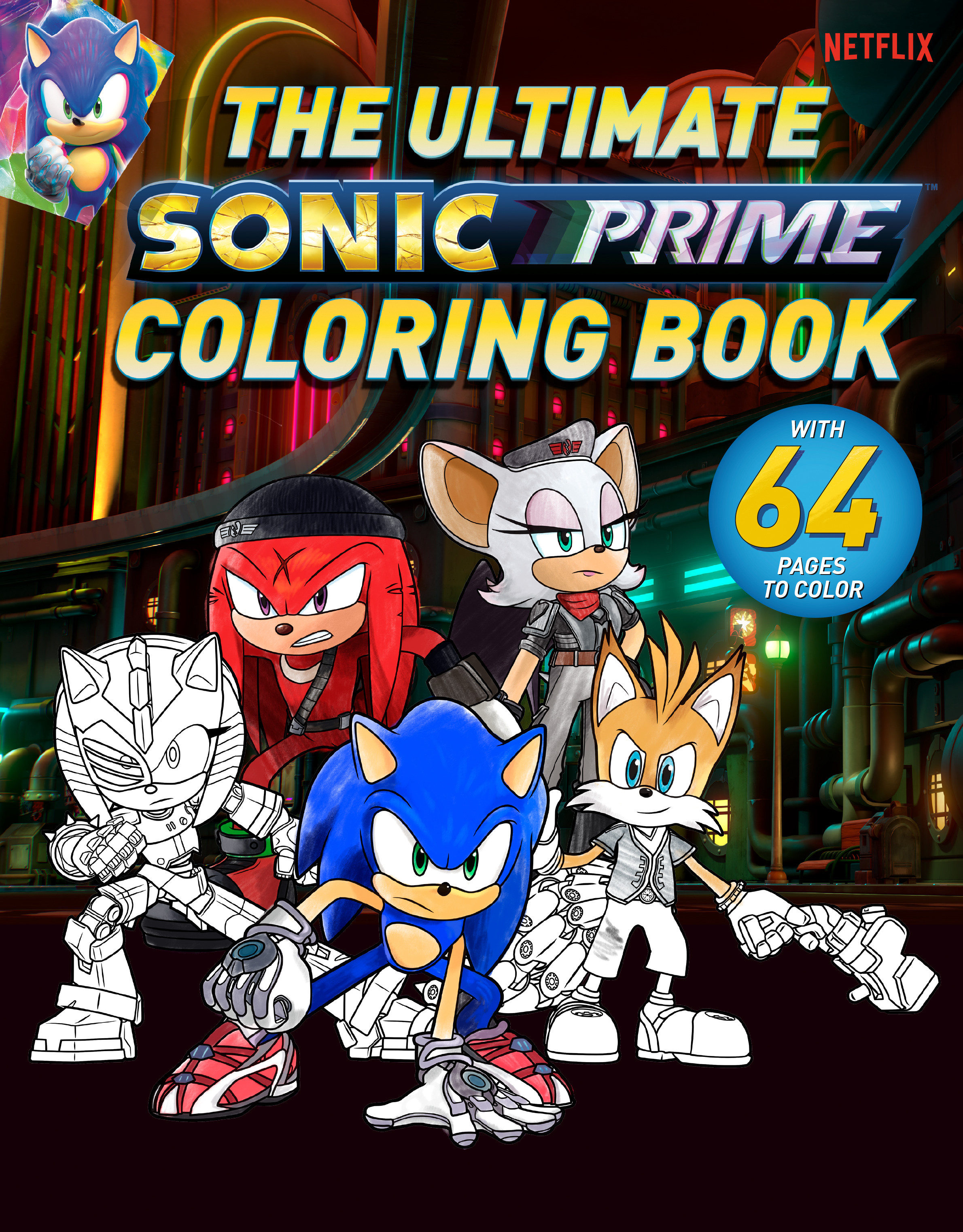 The Ultimate Sonic Prime Coloring Book | Spaziante, Patrick (Illustrateur)