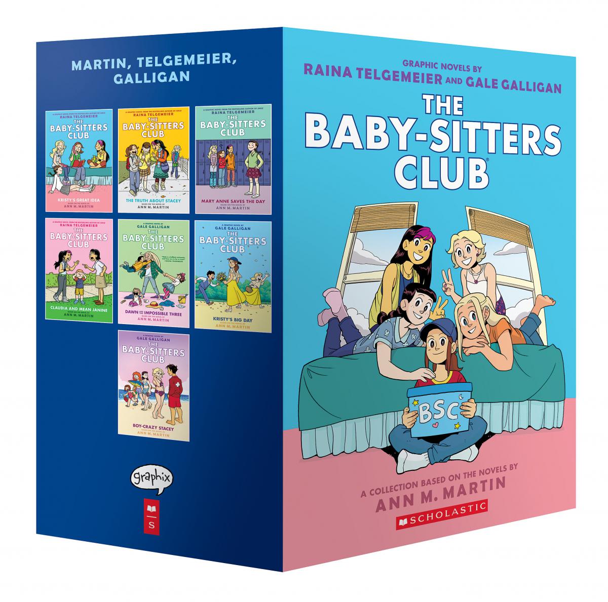 The Baby-sitters Club Graphic Novels #1-7: A Graphix Collection: Full Color Edition | Martin, Ann M. (Auteur)