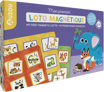 Mon premier loto magnétique = My first magnetic lotto = Mi primer bingo magnético | Logique