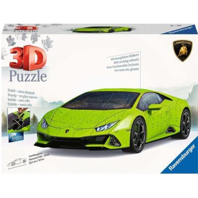 Casse-Tête 3D - Lamborghini Huracán Evo-Verde | Casse-têtes
