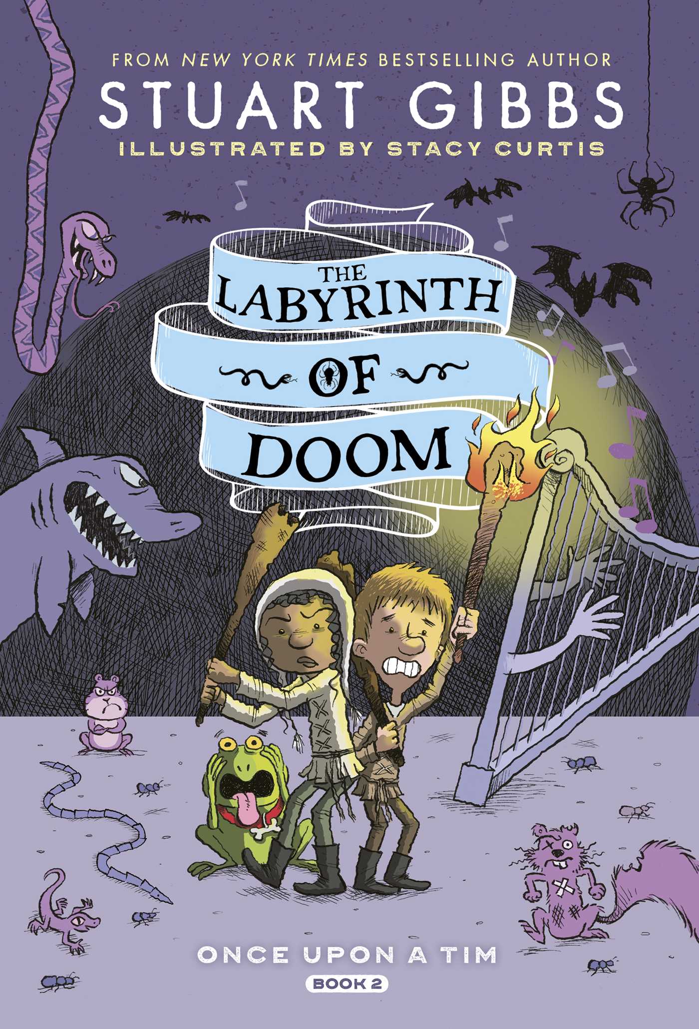 Once Upon a Tim Vol.02 - The Labyrinth of Doom | Gibbs, Stuart (Auteur) | Curtis, Stacy (Illustrateur)