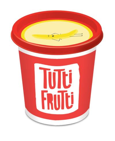 Pâte à modeler Tutti Frutti - Banane 100g | Pâte à modeler