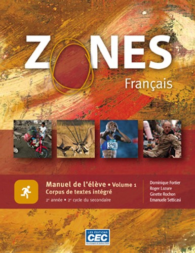 Zones 4e secondaire - Manuel, vol. 1 | Fortier, Dominique