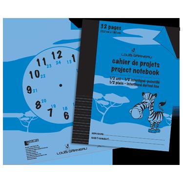 Cahier de projet  1/2 Interligné-Pointillé LG30 | Papier,cahiers, tablettes, factures, post-it
