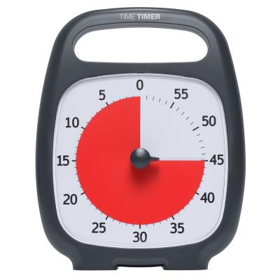 Time Timer Plus - Gris Charbon - 60 min | Ressources et matériels