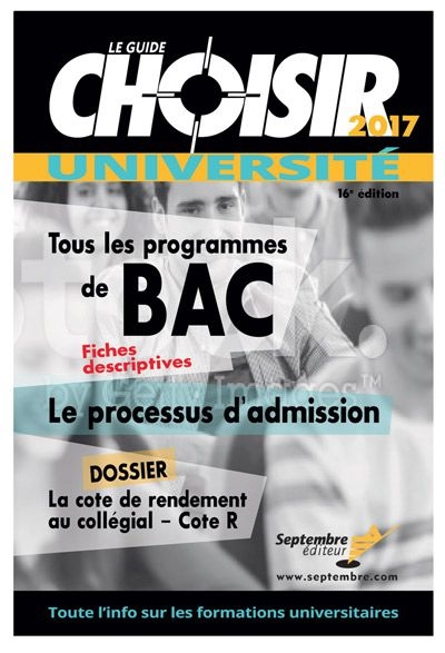 Guide Choisir, université 2017  | 