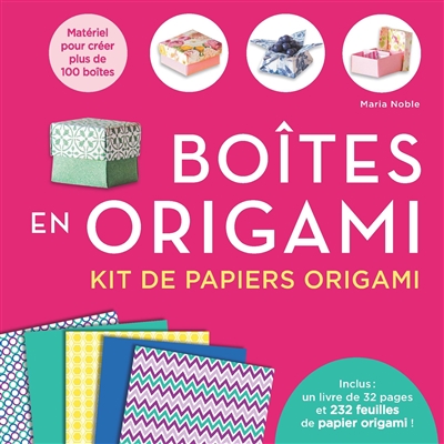 Boîtes en origami | Noble, Maria