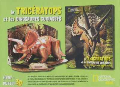 National geographic kids - Le tricératops et les dinosaures cuirassés + puzzle | Garcia Mora, Roman