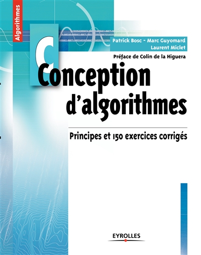 Conception d'algorithmes | Bosc, Patrick