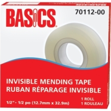 Rouleau de recharge de ruban invisible de Basics, 1/2 po,  | Cadenas, colle, adhesif
