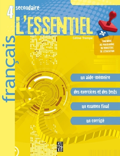  L'Essentiel - Français - 4e secondaire | Trempe, Céline