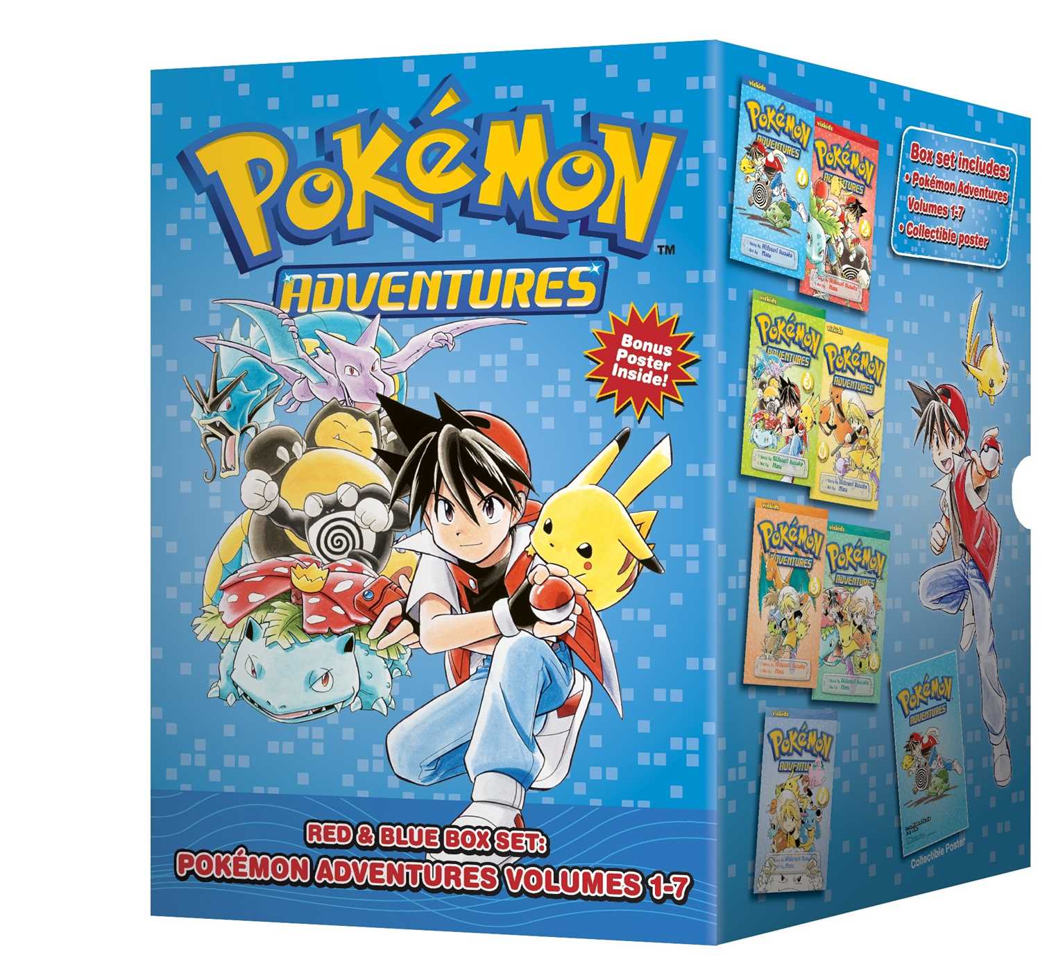 Pokémon Adventures Red &amp; Blue Box Set (Set Includes Vols. 1-7) | Kusaka, Hidenori