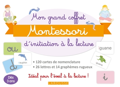 Grand Coffret Montessori d'Initiation à la Lecture (Mon) | Conscience phonologique