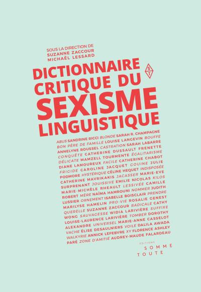 Dictionnaire critique du sexisme linguistique  | 