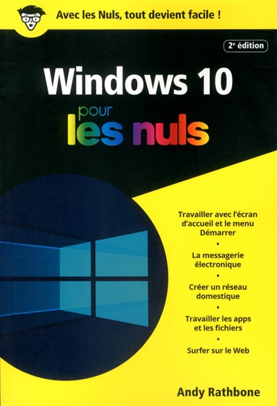 Windows 10 pour les nuls | Rathbone, Andy