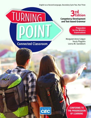Turning Point Workbook, 3rd Ed. (with Interactive Activities) and Short Stories - 5e secondaire | 
