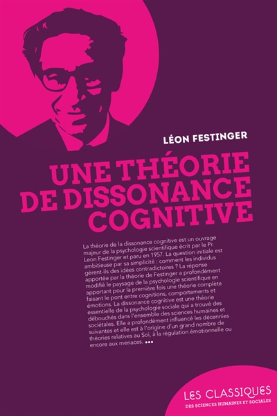 Une théorie de dissonance cognitive | Festinger, Leon
