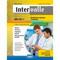 Intervalle FBD MAT-3051-2 - Cahier Modélisation algébrique et graphique (incluant accès Web 1 an) | 