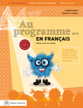 Au programme... en français - Nouvelle édition revue et corrigée - 3e année | 