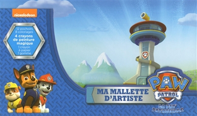 Paw patrol - Pat' Patouille Malette d'artiste | Nickelodeon productions