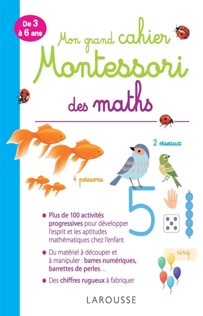 Mon grand cahier Montessori des maths | Urvoy, Delphine
