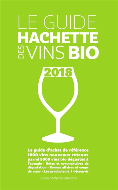 Guide Hachette des vins bio 2018 | 