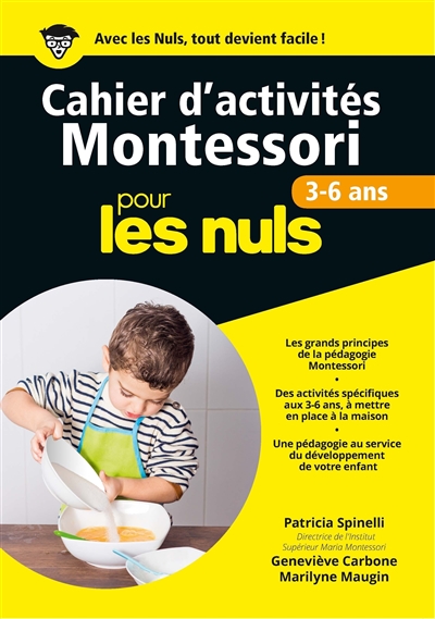 Cahier d'activités Montessori pour les nuls | Spinelli, Patricia