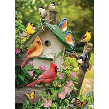 Casse-tête 1000 - Cabane à Oiseaux de l'Été (Summer Birdhouse) | Casse-têtes