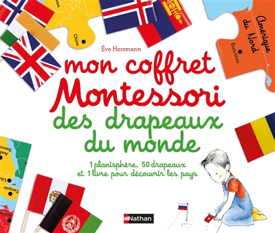 Mon coffret Montessori des drapeaux du monde | Herrmann, Eve