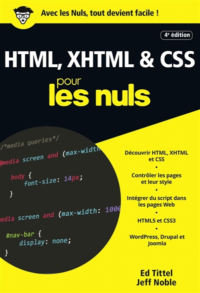 HTML, XHTML & CSS pour les nuls | Tittel, Ed