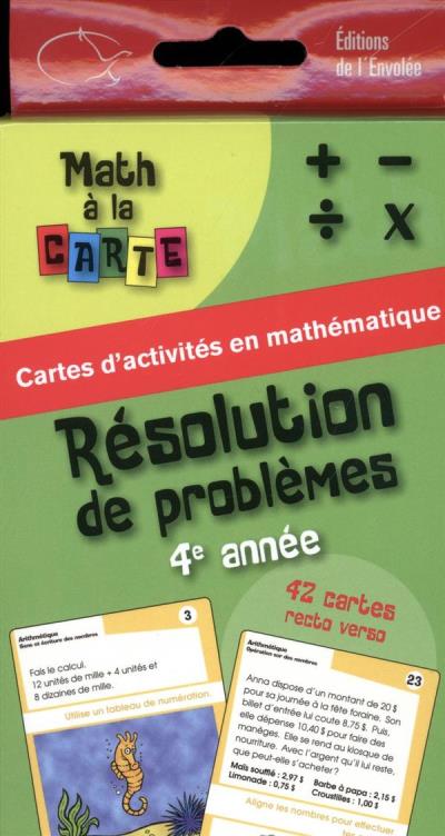 Résolution de problèmes - 4e année  | Huot, Valérie