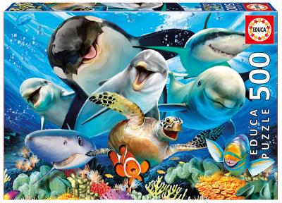 Casse-tête 500 pièces - Selfie sous la mer | Casse-têtes