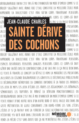 Sainte Dérive des cochons  | Charles, Jean-Claude