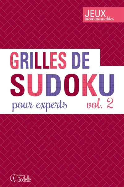 Grilles de sudoku pour experts -T.02 | 
