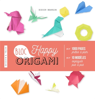 Happy bloc origamis | Boursin, Didier