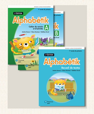 Alphabétik – Cahier de savoirs et d’activités - 1ère année - 3e éd. + Recueil de textes 1 + Ensemble numérique | 