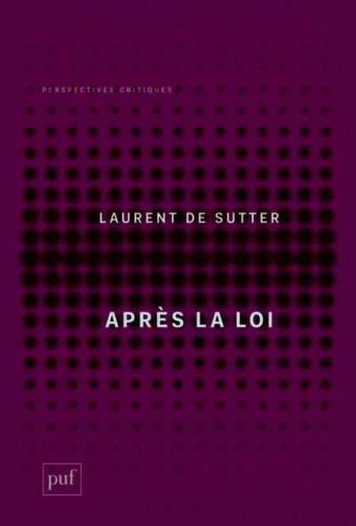 Après la loi | De Sutter, Laurent