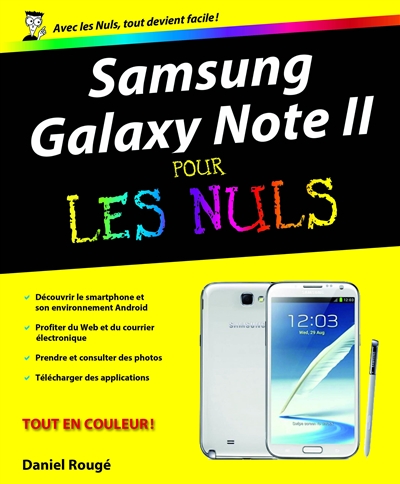 Samsung Galaxy Note II pour les nuls | Rougé, Daniel
