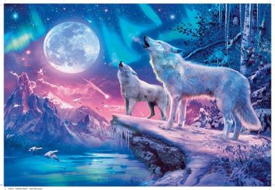 Casse-tête 100 XXL - Loups dans les Lumières du Nord (Twilight Howl) | Casse-têtes
