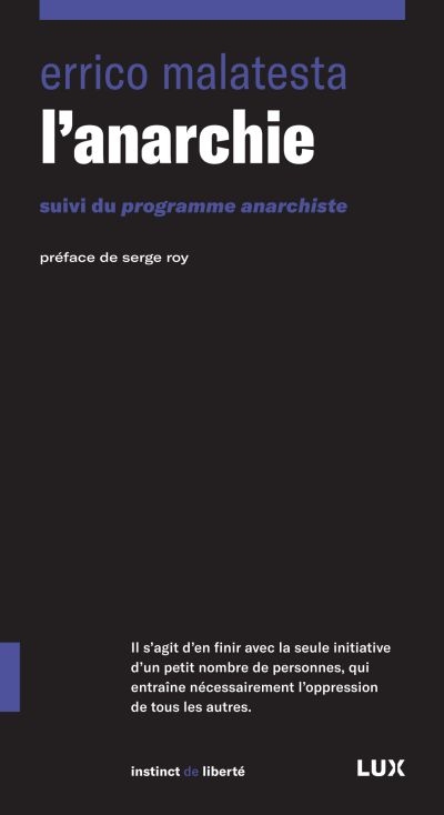 L'anarchie  | Malatesta, Errico