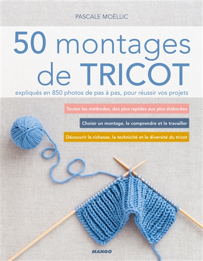 50 montages de tricot | Moëllic, Pascale